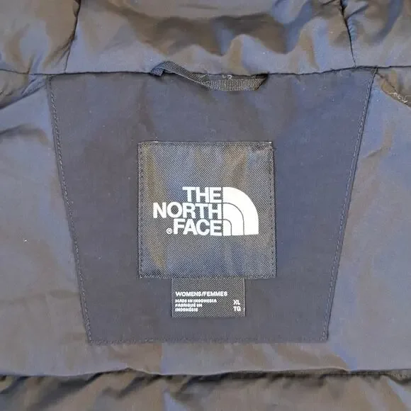 The North Face Arctic Parka 550 Down Knee Length Faux Fur Trim Black Women’s XL - Picture 8 of 11